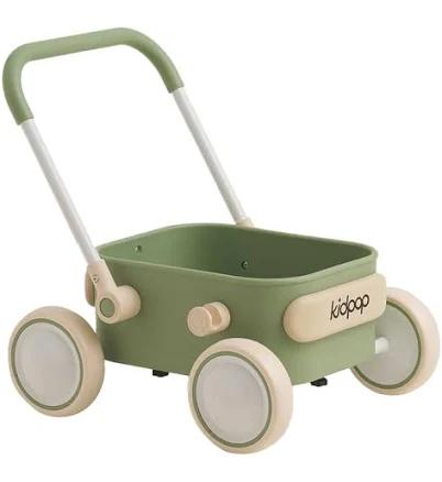 Kidpop Pula 2-in-1 Push and Pull-Along Wagon Baby Walker