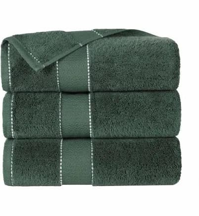 Superior Niles Egyptian Giza Cotton Ultra-Plush Bath Towel Set of 3