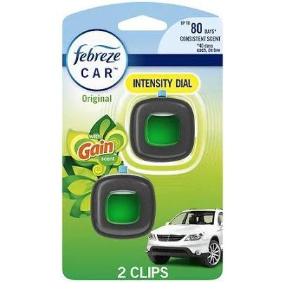 Febreze Car Vent Clip Gain Original Scent 2-Pack