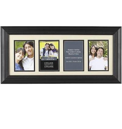 Studio Decor Collage Frame 4" x 6" Black