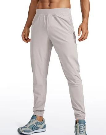 CRZ YOGA Men's Lightweight Quick Dry Slim-Fit Joggers