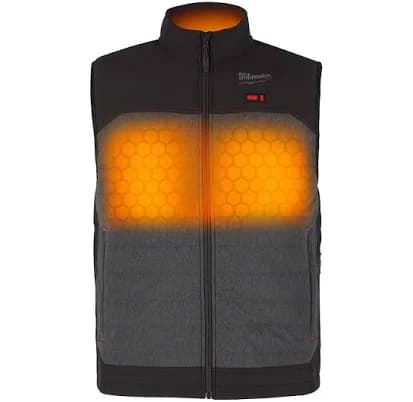 Milwaukee M12 Heated AXIS Vest Kit, Gray, Size XL - M300G-21XL