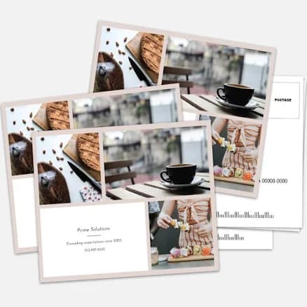 Custom Postcard Mailing Services | No Min. Qty | 4.2" x 5.5" | VistaPrint | Design: White, New! 2025, Theme, Style, Minimal, Traditional & Classic