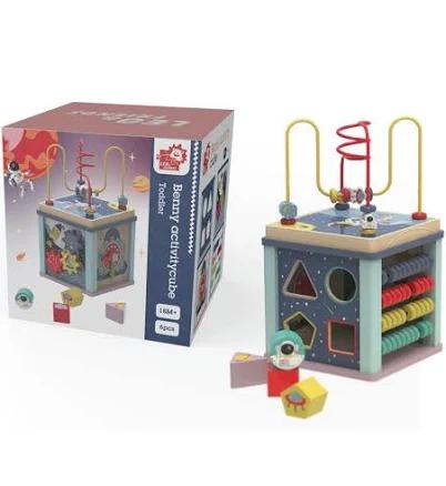 Leo & Friends Benny Toddler Wooden ActivityCube