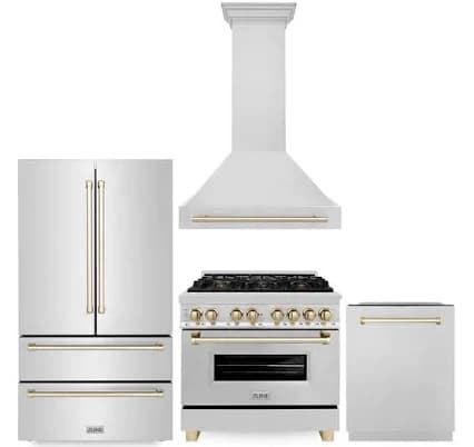 ZLINE 36" Autograph Edition Kitchen Package