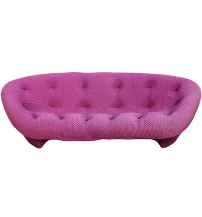 Ligne Roset High Back Magenta Ploum Sofa by Ronan & Erwan Bouroullec