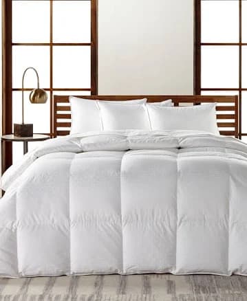 Hotel Collection European Hypoallergenic UltraClean White Goose Down Comforter