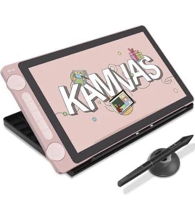 2024 HUION Kamvas 13 (Gen 3) Drawing Tablet with Screen, 13.3" Full-laminated Art Tablet with Anti-sparkle Canvas Glass, 99% sRGB, PenTech 4.0,