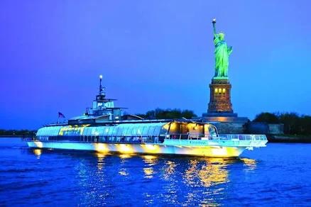 Weekday & Sunday Gourmet NYC Romantic Dinner Cruise for 2, Dining Cruises, New York City, Gift Voucher, Giftory