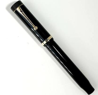 Parker SR Duofold Fountain Pen, Restored Button Fill, 14K Fine Nib