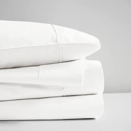 400 Thread Count Wrinkle Resistant Cotton Sateen Sheet Set Beautyrest