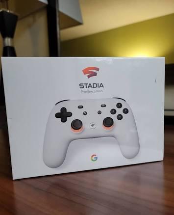 Restored Google Stadia Premier Edition Gaming Controller