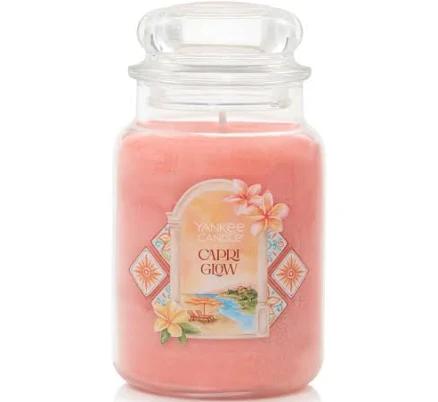 Yankee Candle Capri Glow Jar Candle