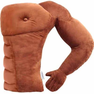 Living Health Products Boyfriend Muscle Man Arm Plush Cotton Pillow