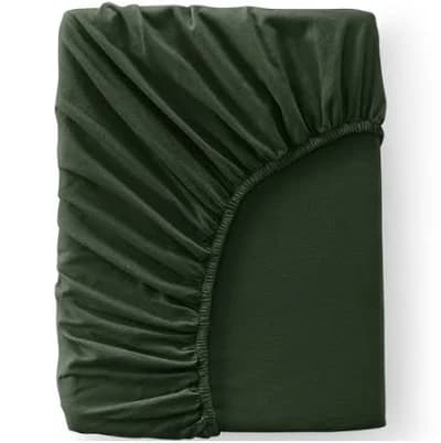 Lands' End Comfy Super Soft Cotton Flannel Fitted Bed Sheet
