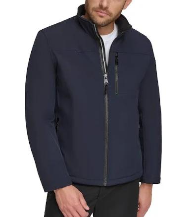 Calvin Klein Men's Faux-Sherpa-Lined Soft-Shell Jacket