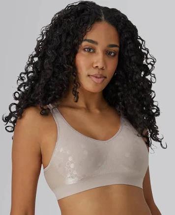 Bali Comfort Revolution ComfortFlex Fit Shaping Wireless Bra Evening Blush Dot S