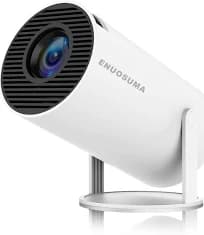 Mini Projector, Support 4K 1080P Portable Projector with Dual Band WIFI6 5G Wireless 5.2 Bluetooth Android 13, 200 ANSI Lumens, 180° Rotatable, Auto