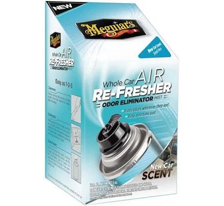 MEGUIARS INC Whole Car Air Re-Fresher New Car Aerosol Scent - 2 Ounce | Air Refresher - New Car | MGL-G16402