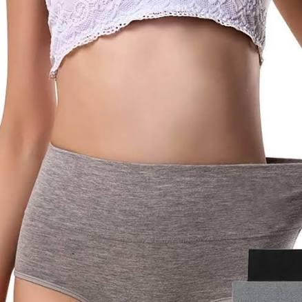 Women's High Waist Breathable Cotton Briefs