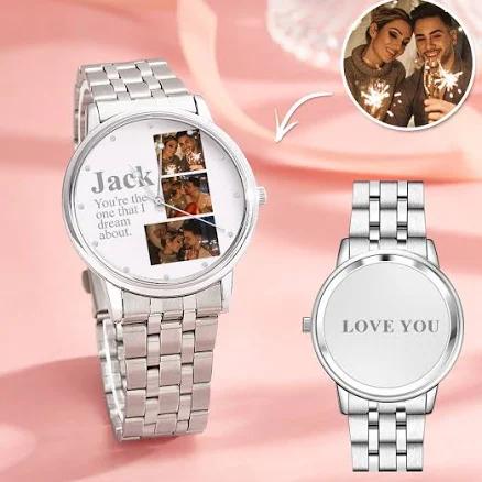 Personalized Engraved Photo Alloy Bracelet