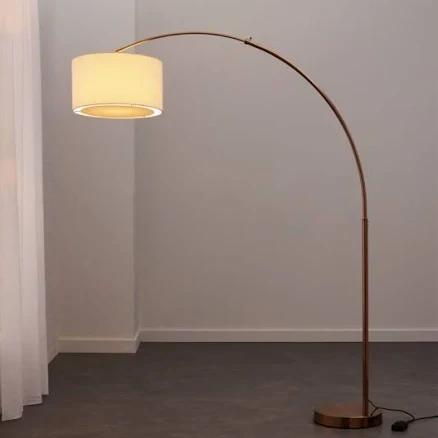 Big Dipper Arc Brass Floor Lamp - CB2