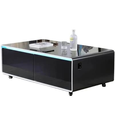 51 in. Multifunctional Smart French Door Refrigerator with Tempered Glass Top, Back Storage, Bluetooth, and