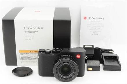 Leica D-lux 8 Compact Digital Camera Black Top Mint From Japan 238fe