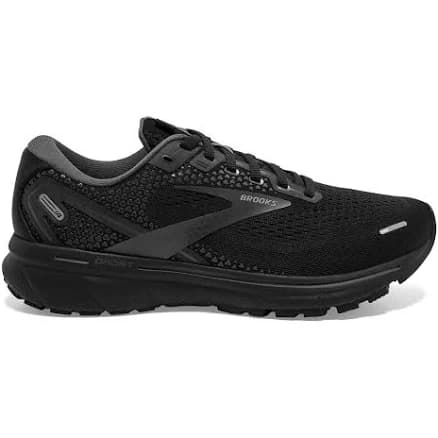 Brooks Womens Ghost 14 D Width Running Shoe (BRK-120356 1D 45055D0 11.0 (020) BLK/BLK/EBONY)
