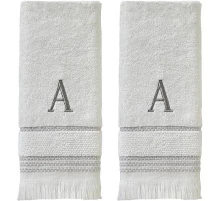 SKL Home Casual Monogram Hand Towel Set