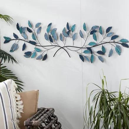 Andover Mills Metal Leaf Home Wall Decor