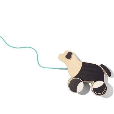 Lovevery The Pull Pup Wooden Push Pull Toy