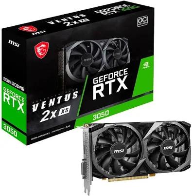 MSI NVIDIA GeForce RTX 3050 Graphic Card G3050V2XXS8C