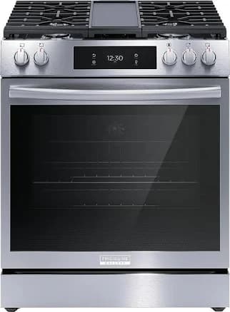 Frigidaire Gallery 30" Front Control Gas Range with Total Convection