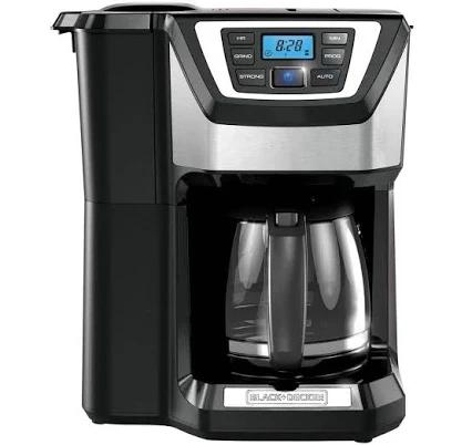 BLACK+DECKER 12-Cup Mill and Brew Coffee Maker