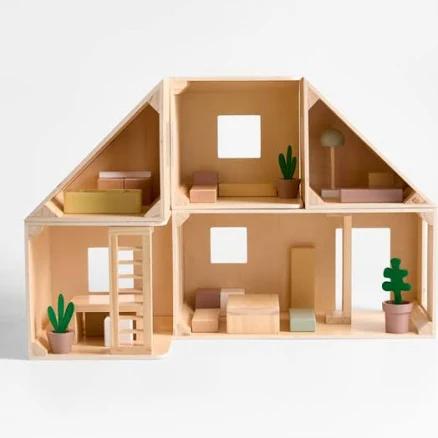 Crate & Kids Modern Modular Wooden Kids Dollhouse