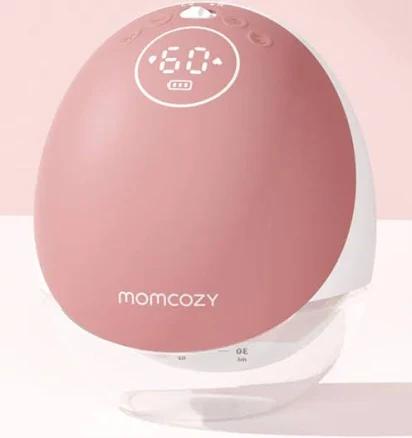 Momcozy Breast Pump Hands Free Mobile Flow M9 App Discreet Control with Personalized Multi-Modes & 15 Levels