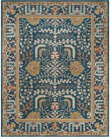 Safavieh Antiquity AT64B Dark Blue/Multi Rug