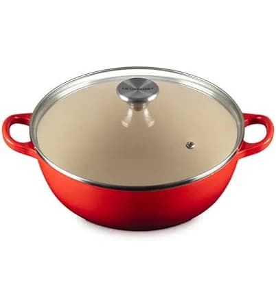Le Creuset Enameled Cast Iron Chef's Oven with Glass Lid