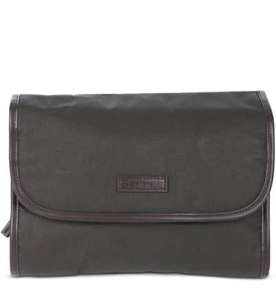Barbour Wax Hanging Washbag