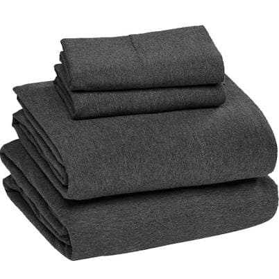 Enviohome Quality Knit 100% Cotton Jersey Bed Sheet Set