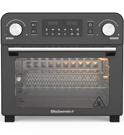 Elite Gourmet Programmable Air Fryer Rotisserie Oven EAF9310X
