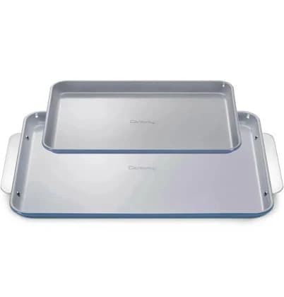 Caraway Non-Stick Ceramic Baking Sheet Duo Naturally Slick Ceramic Coating Non-Toxic