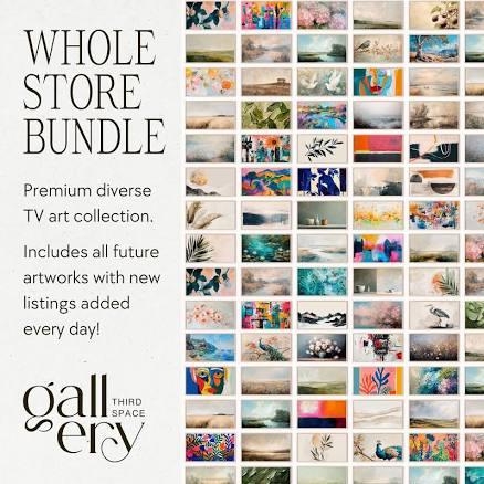 Whole Shop TV Art Bundle - Lifetime Access, Premium Artworks, Original TV Art for Samsung Frame, Modern Home Decor, Art Subscription 532