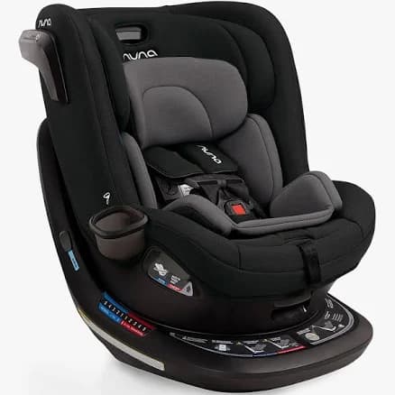 Nuna REVV Rotating Convertible Car Seat, Caviar