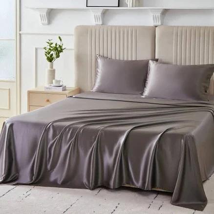 Mulberry Park 100% Silk Sheet Set 22 Momme 6a Mulberry Silk Bed Sheets