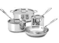 Cuisinart MultiClad Pro 3-Ply Stainless 7-Piece Cookware Set