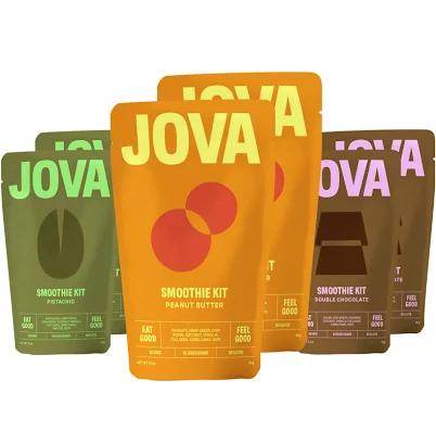 JOVA Whole Food Meal Replacement Smoothie | Premium Raw Ingredients in a Delicious Single-Serve Kit | 21g+ Protein & 10g Fiber (Gluten-Free, Non-GMO