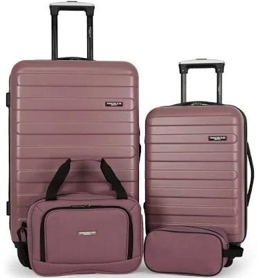 Travelers Club Austin 4 Piece Hardside Luggage Set