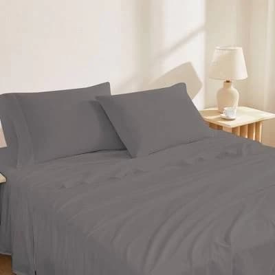 Purity Home Organic Cotton Deep Pocket Percale Sheet Set